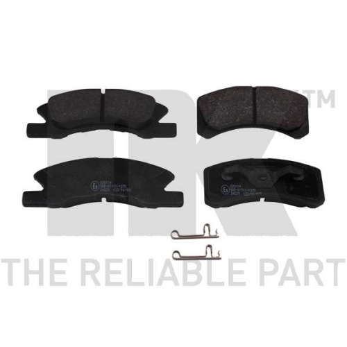 Bremsbelagsatz, Scheibenbremse NK 225114 f&uuml;r DAIHATSU MITSUBISHI NISSAN
