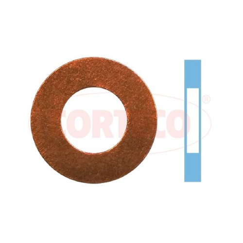 Dichtring, D&uuml;senhalter CORTECO 49430708 f&uuml;r FORD PEUGEOT ROVER
