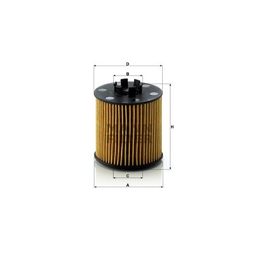 &Ouml;lfilter MANN-FILTER HU 712/6 x f&uuml;r VAG
