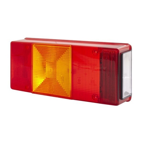 Lichtscheibe, Heckleuchte HELLA 9EL 147 096-031 f&uuml;r DAF SCANIA CASE IH, links