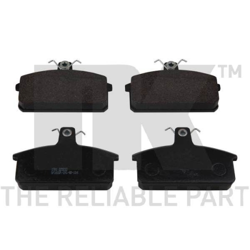 Bremsbelagsatz, Scheibenbremse NK 225212 f&uuml;r IVECO SUZUKI SANTANA, Hinterachse