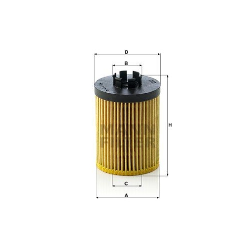 &Ouml;lfilter MANN-FILTER HU 712/8 x f&uuml;r OPEL VAUXHALL GENERAL MOTORS
