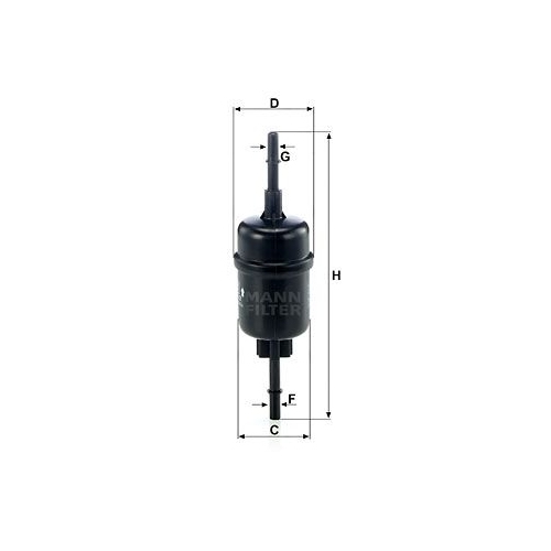Kraftstofffilter MANN-FILTER WK 511/2 f&uuml;r FORD MAZDA