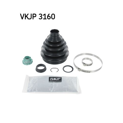 Faltenbalgsatz, Antriebswelle SKF VKJP 3160 f&uuml;r AUDI SEAT SKODA VW, Vorderachse