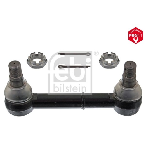 Febi Bilstein 40877 Verbindungsstange mit Kronenmuttern und Splinten , 1 St&uuml;ck