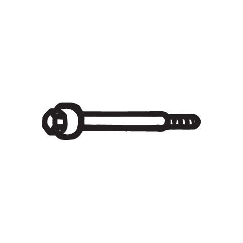 Schraube, Abgasanlage BOSAL 258-791 f&uuml;r CITRO&Euml;N FIAT