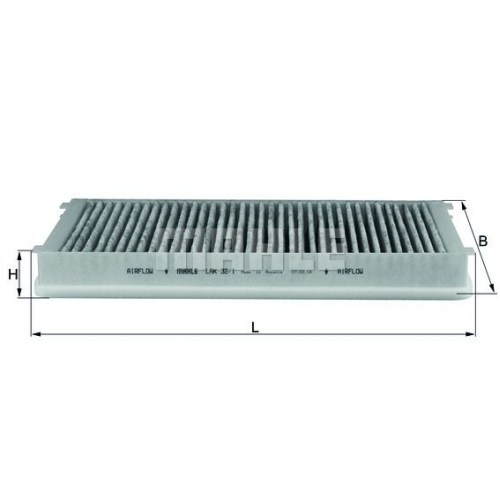 Filter, Innenraumluft KNECHT LAK 32/1 f&uuml;r PORSCHE