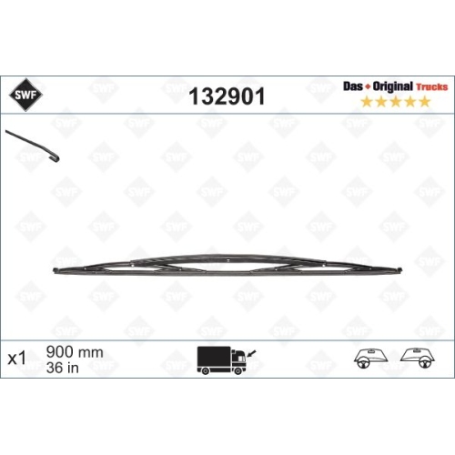 Wischblatt SWF 132901 DAS ORIGINAL TRUCKS f&uuml;r, vorne