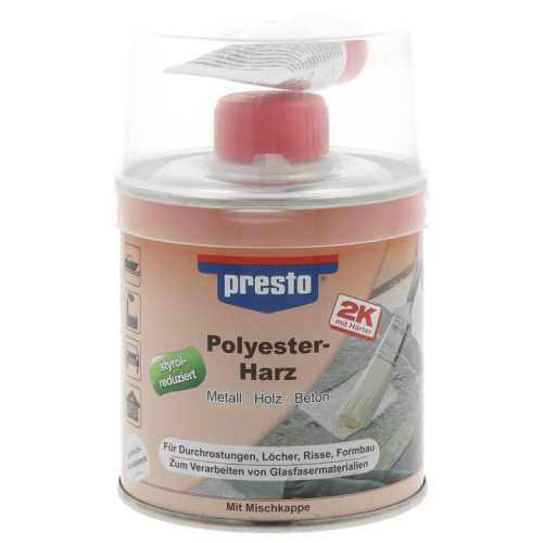 Universalspachtel PRESTO 600429 presto Polyesterharz 250g + H