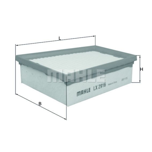 Luftfilter KNECHT LX 2916 f&uuml;r RENAULT
