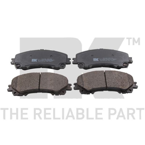 Bremsbelagsatz, Scheibenbremse NK 222286 f&uuml;r NISSAN INFINITI, Vorderachse