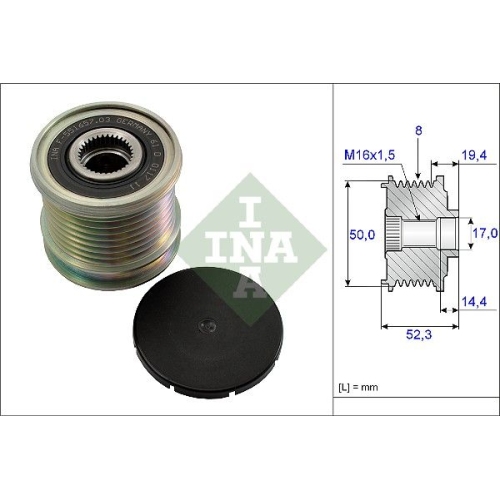 Generatorfreilauf INA 535 0111 10 f&uuml;r MERCEDES-BENZ