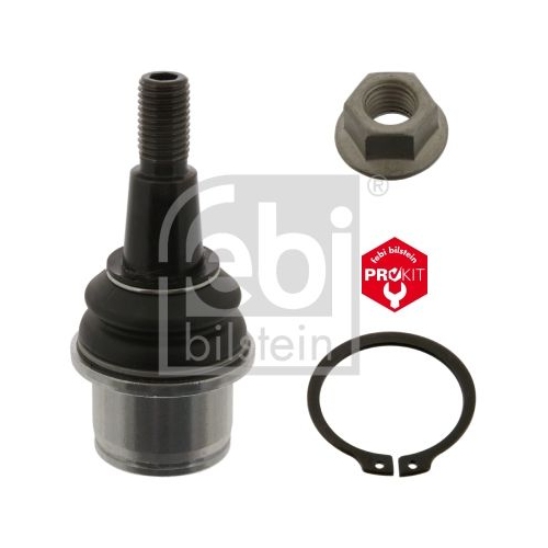 Febi Bilstein 40887 Traggelenk mit Sicherungsmutter und Sicherungsring , 1 St&uuml;ck