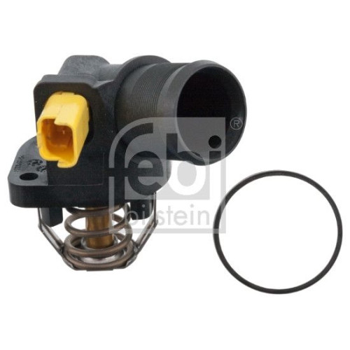 Febi Bilstein 170586 Thermostat mit Geh&auml;use, Dichtung und Temperaturschalter, 1 St&uuml;ck