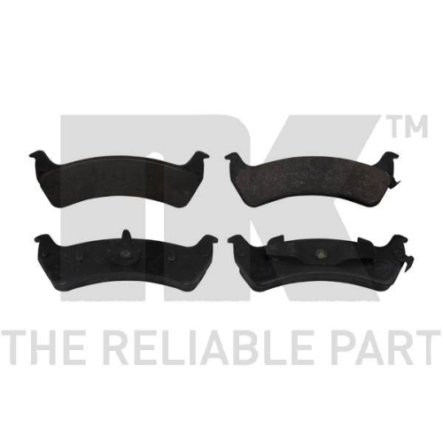 Bremsbelagsatz, Scheibenbremse NK 229312 f&uuml;r CHRYSLER FORD USA JEEP, Hinterachse
