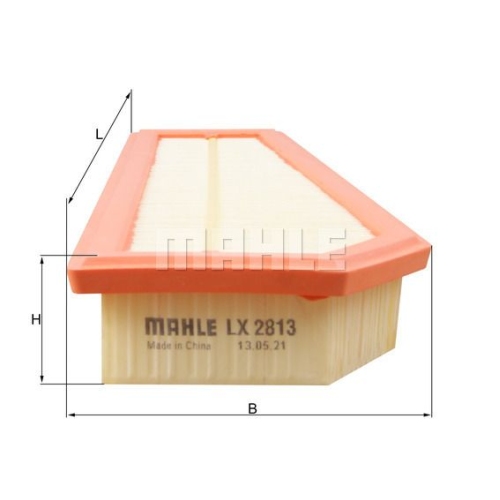Luftfilter KNECHT LX 2813 f&uuml;r MERCEDES-BENZ