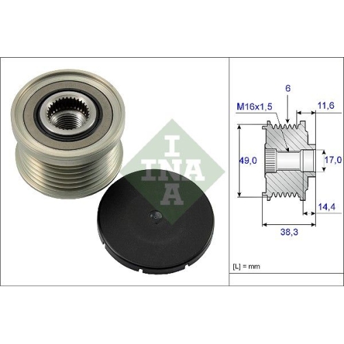 Generatorfreilauf INA 535 0127 10 f&uuml;r BMW