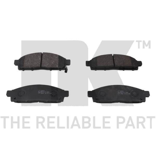 Bremsbelagsatz, Scheibenbremse NK 223033 f&uuml;r FIAT MITSUBISHI, Vorderachse