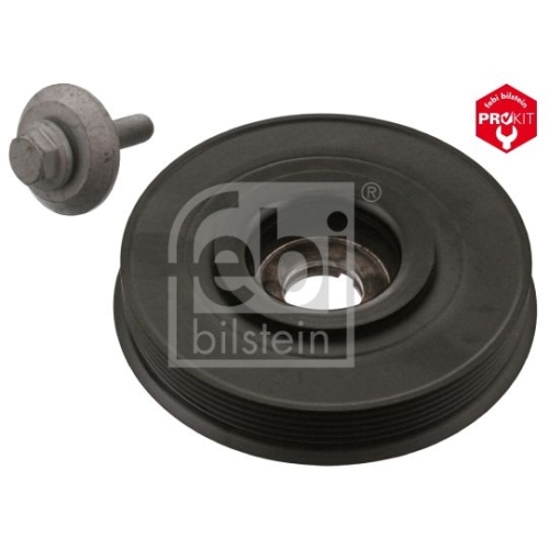 Febi Bilstein 33784 Riemenscheibe (entkoppelt) f&uuml;r Kurbelwelle, mit Schraube , 1 St&uuml;ck