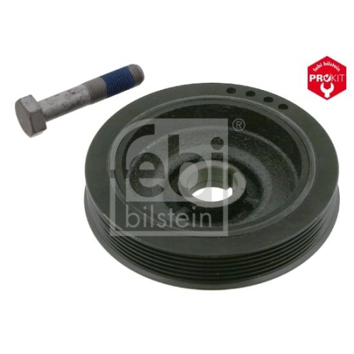 Febi Bilstein 33785 Riemenscheibe (entkoppelt) f&uuml;r Kurbelwelle, mit Schraube , 1 St&uuml;ck