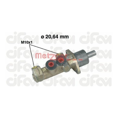 Hauptbremszylinder METZGER 202-242 CIFAM f&uuml;r RENAULT