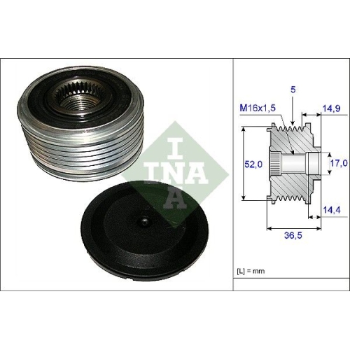 Generatorfreilauf INA 535 0129 10 f&uuml;r MERCEDES-BENZ