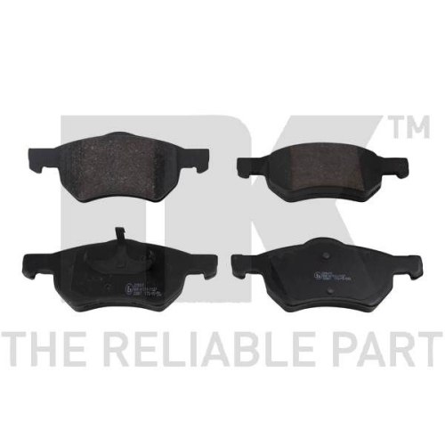 Bremsbelagsatz, Scheibenbremse NK 229319 f&uuml;r CHRYSLER DODGE, Vorderachse