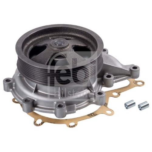 Febi Bilstein 31550 Wasserpumpe mit Riemenscheibe und Dichtungen , 1 St&uuml;ck