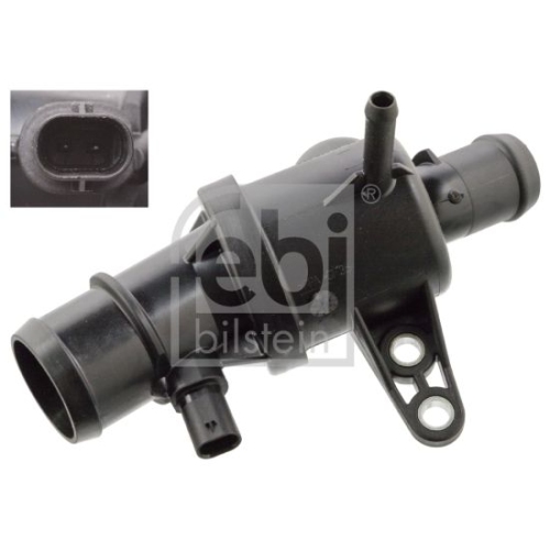 Febi Bilstein 104759 Thermostat mit Geh&auml;use, Dichtung und Temperaturschalter, 1 St&uuml;ck