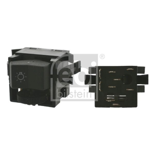 Febi Bilstein 1x 14740 Lichtschalter mit Regler Schwarz