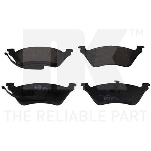 Bremsbelagsatz, Scheibenbremse NK 229321 f&uuml;r CHRYSLER DODGE, Hinterachse