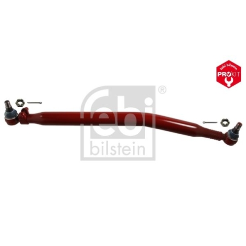 Febi Bilstein 15618 Lenkstange mit Kronenmuttern und Splinten , 1 St&uuml;ck