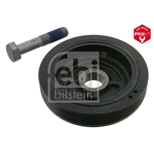 Febi Bilstein 33790 Riemenscheibe (entkoppelt) f&uuml;r Kurbelwelle, mit Schraube , 1 St&uuml;ck