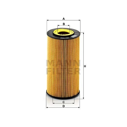 &Ouml;lfilter MANN-FILTER HU 934 x f&uuml;r MERCEDES-BENZ