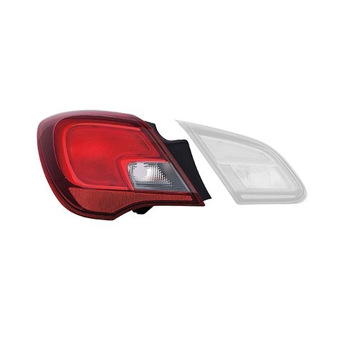 Heckleuchte VAN WEZEL 3804931 f&uuml;r OPEL, links