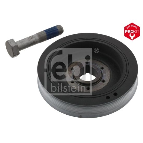 Febi Bilstein 33795 Riemenscheibe (entkoppelt) f&uuml;r Kurbelwelle, mit Schraube , 1 St&uuml;ck