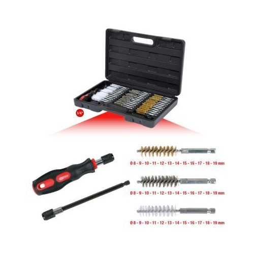 Reinigungsb&uuml;rsten-Satz KS TOOLS 340.0010