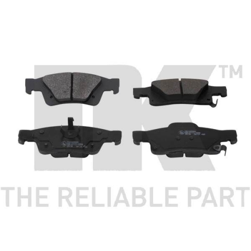 Bremsbelagsatz, Scheibenbremse NK 229329 f&uuml;r JEEP, Hinterachse