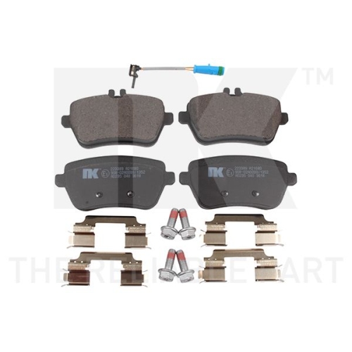 Bremsbelagsatz, Scheibenbremse NK 223389 f&uuml;r MERCEDES-BENZ, Hinterachse