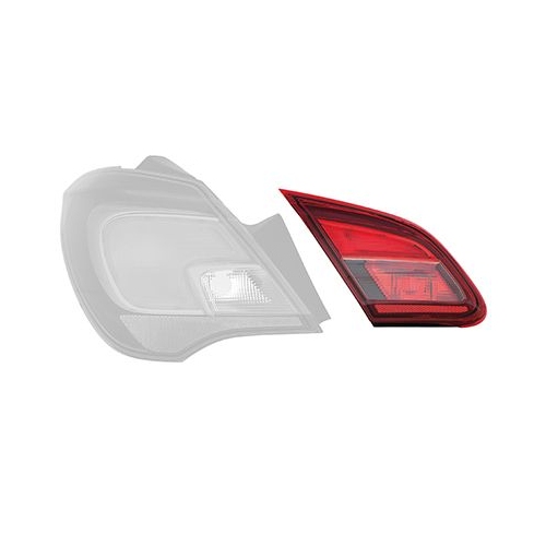 Heckleuchte VAN WEZEL 3804937 f&uuml;r OPEL, links