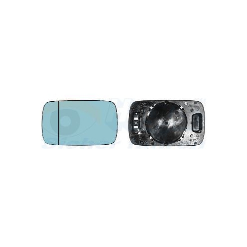Spiegelglas, Au&szlig;enspiegel VAN WEZEL 0640837 * HAGUS * f&uuml;r BMW, links
