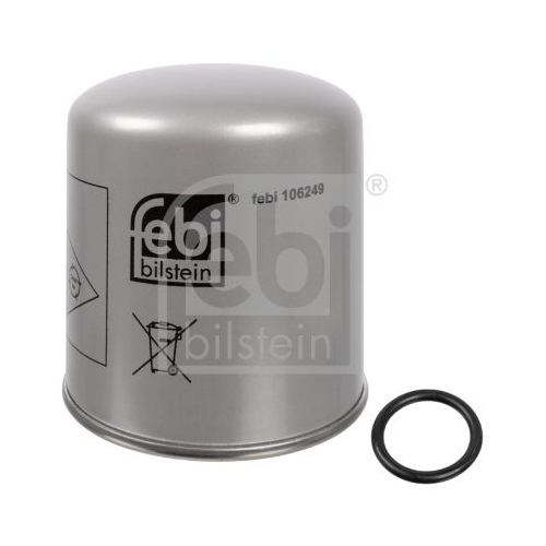 Febi Bilstein 106249 Lufttrocknerpatrone mit O-Ring und &Ouml;labscheider, 1 St&uuml;ck