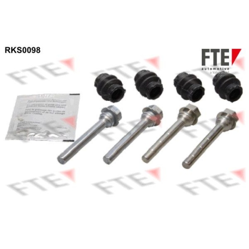 F&uuml;hrungsh&uuml;lsensatz, Bremssattel FTE RKS0098 f&uuml;r AUDI SEAT SKODA VW, Hinterachse