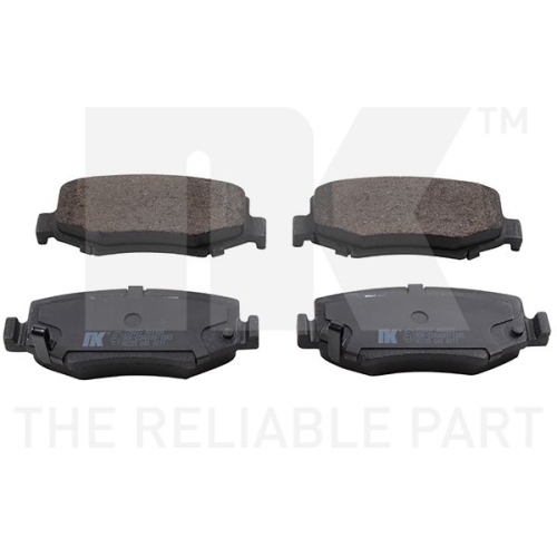 Bremsbelagsatz, Scheibenbremse NK 229337 f&uuml;r DODGE JEEP, Hinterachse