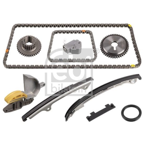 Febi Bilstein 109356 Steuerkettensatz f&uuml;r Nockenwelle und &Ouml;lpumpe, 1 St&uuml;ck