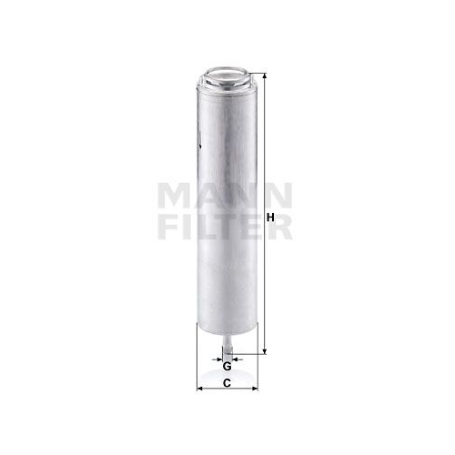 Kraftstofffilter MANN-FILTER WK 5002 x f&uuml;r BMW