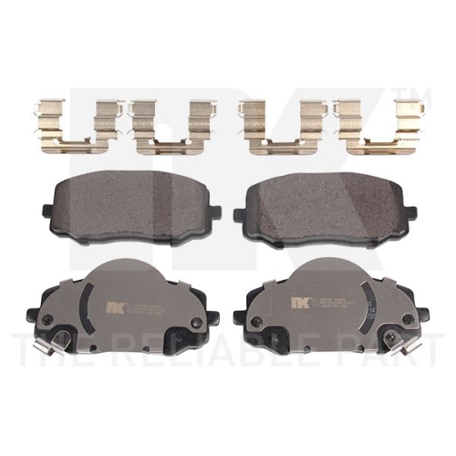 Bremsbelagsatz, Scheibenbremse NK 223458 f&uuml;r HYUNDAI, Vorderachse