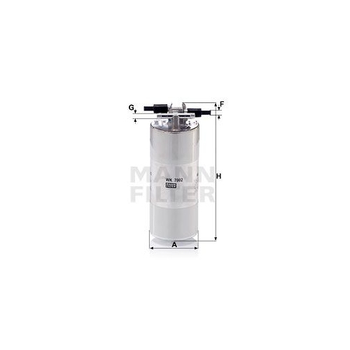 Kraftstofffilter MANN-FILTER WK 7002 f&uuml;r VAG