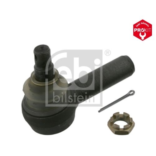Febi Bilstein 22789 Spurstangenendst&uuml;ck mit Kronenmutter und Splint , 1 St&uuml;ck