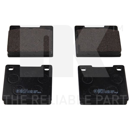 Bremsbelagsatz, Scheibenbremse NK 229911 f&uuml;r FORD LANCIA TALBOT TRIUMPH VOLVO